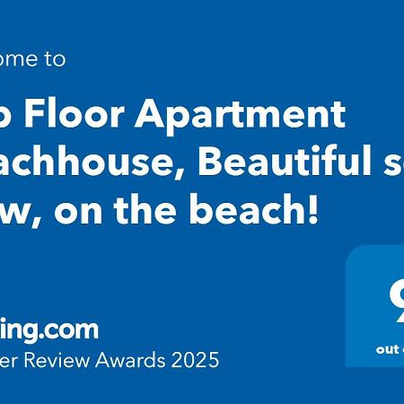 Top Floor Apartment Beachhouse, Beautiful Sea View, On The Beach! Картахена Экстерьер фото