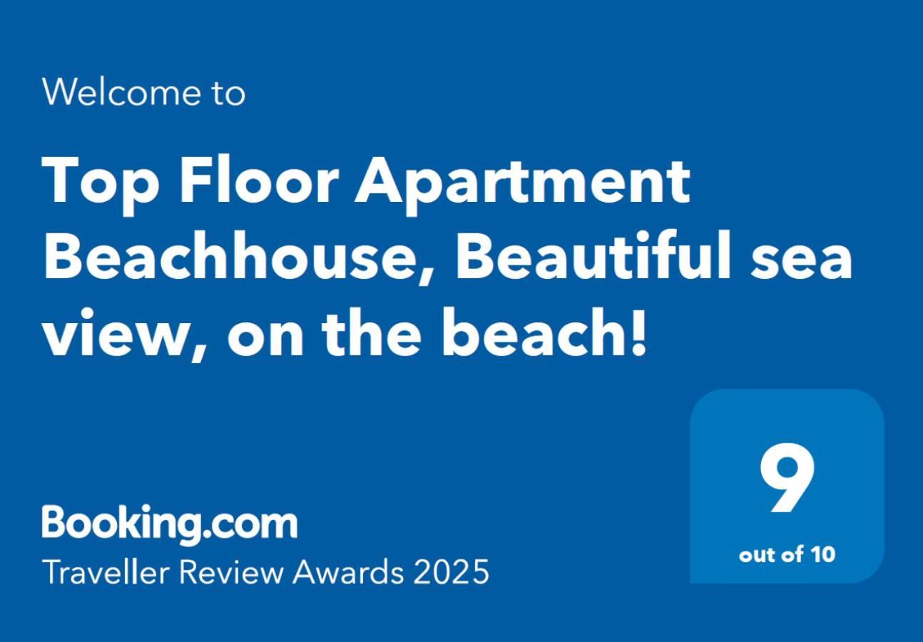 Top Floor Apartment Beachhouse, Beautiful Sea View, On The Beach! Картахена Экстерьер фото